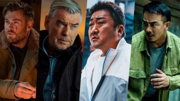Extraction 3, Pierce Brosnan, Don Lee, Joe Taslim, Chris Hemsworth, Idris Elba, Sam Hargrave