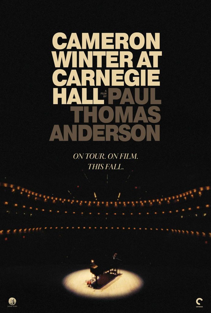 Cameron Winter at Carnegie Hall