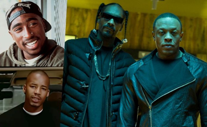 Snoop Dogg, Dr. Dre, Warren G, Tupac, Universal Pictures